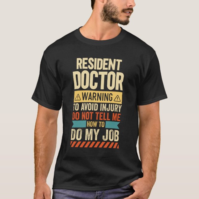 Camiseta Aviso ao médico residente (Frente)