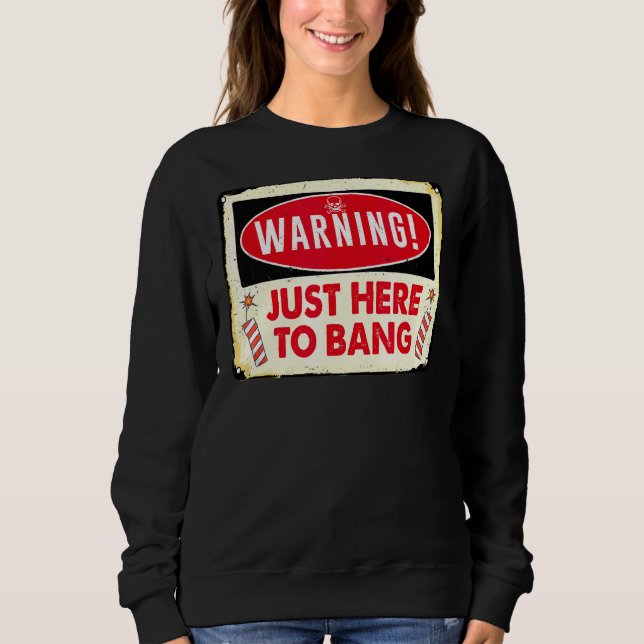 Camiseta Aviso Aqui Para Bang (Frente)