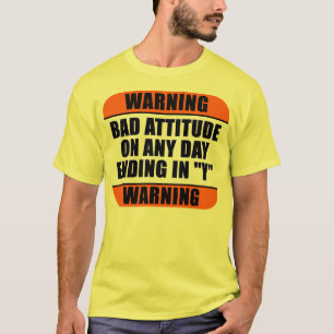 Camiseta Aviso - atitude má