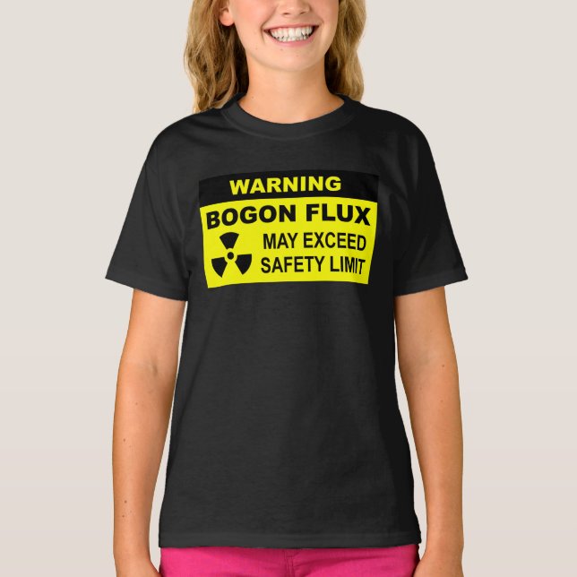 Camiseta Aviso: Bogon Flux (Frente)