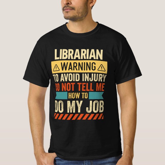 Camiseta Aviso da Bibliotecária (Frente)