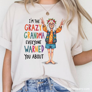 Camiseta Aviso da Vovó Louca