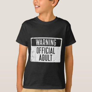 Camiseta Aviso de 18º Aniversário Adulto 18 Anos Mulheres H