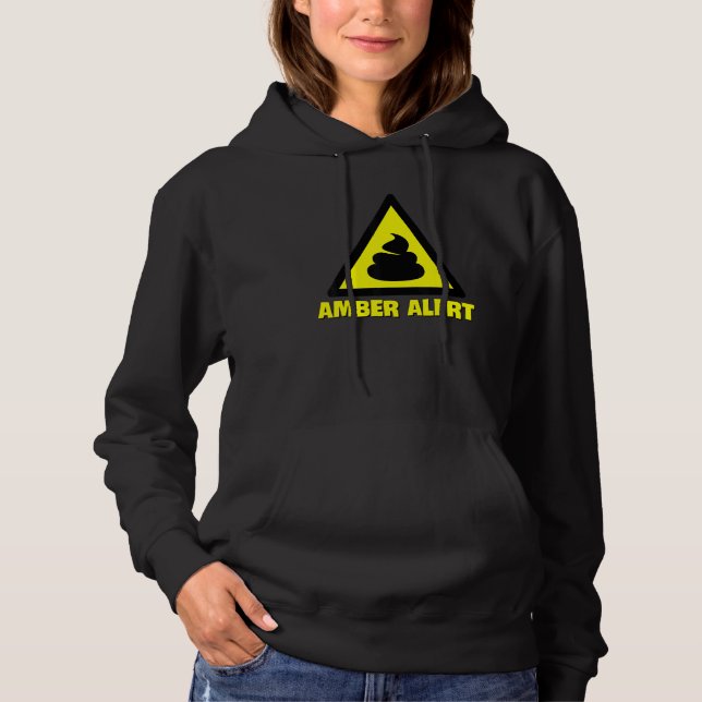 Camiseta Aviso de alerta âmbar (Frente)
