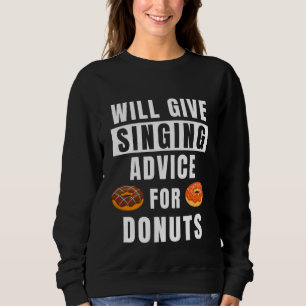 Camiseta Aviso De Canto Para Canções De Treinamento De Voz 