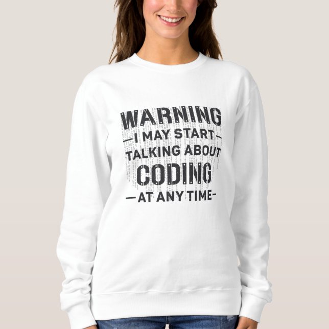 Camiseta Aviso de Codificação Médica Posso Começar A Codifi (Frente)