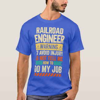 Camiseta Aviso de Engenheiro Ferroviário 2