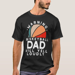 Camiseta Aviso de Pai de Basquete