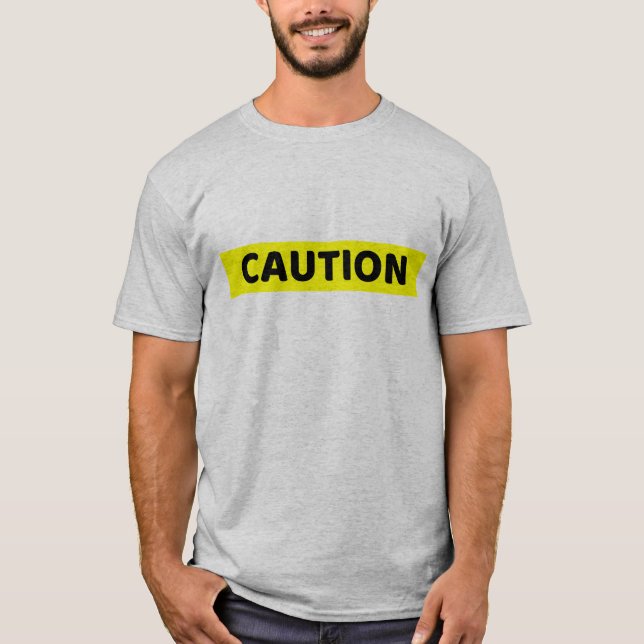Camiseta Aviso de precaução (Frente)