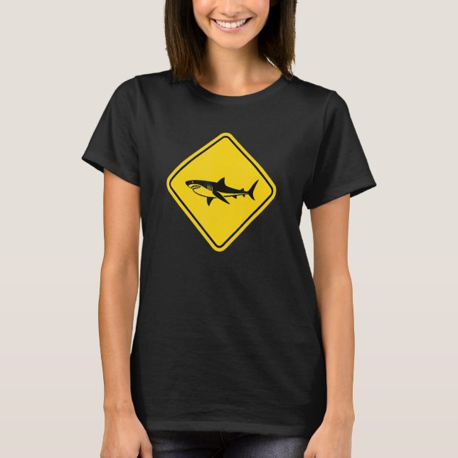 Camiseta Aviso de Tubarão (Frente)