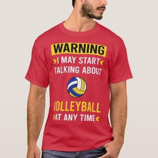 Camiseta Aviso de Voleibol