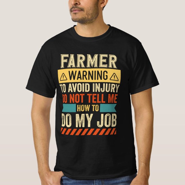 Camiseta Aviso do Agricultor (Frente)