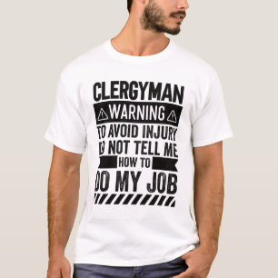Camiseta Aviso do Clergyman