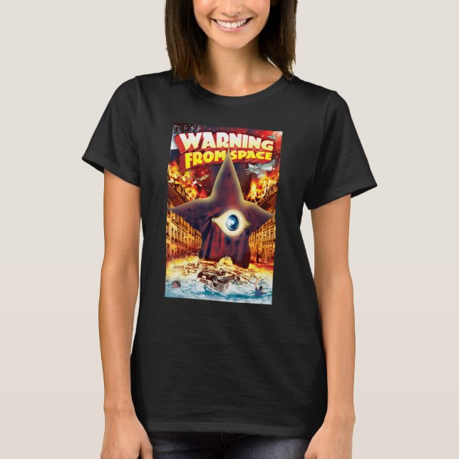 Camiseta Aviso do Espaço Kaiju (Frente)