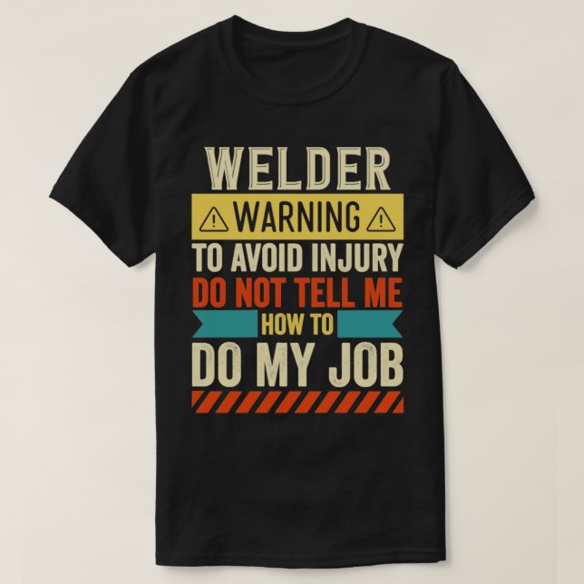 Camiseta Aviso do Solder (Frente do Design)