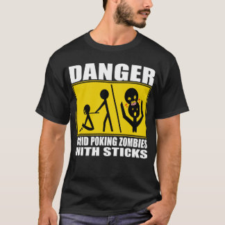 Camiseta Aviso do zombi