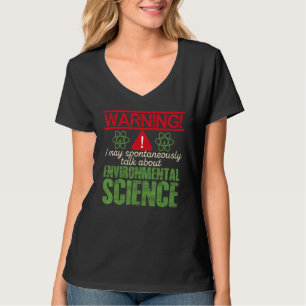 Camiseta Aviso Eu Posso Falar Espontaneamente Sobre Meio Am