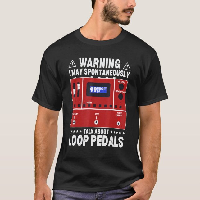Camiseta Aviso Eu Posso Falar Espontaneamente Sobre Pedais  (Frente)