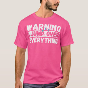 Camiseta Aviso Eu Pulo Tudo Freerunning Parkour