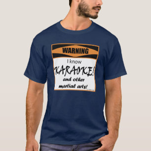 Camiseta Aviso! Eu sei o KARAOKE!