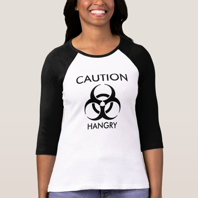 Camiseta Aviso - Hangry (Frente)