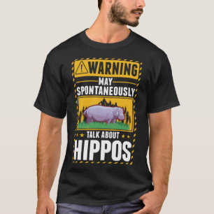 Camiseta Aviso Hippo Hippopotamus 2