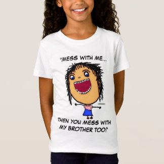 Camiseta Aviso Irmão Irmã