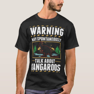 Camiseta Aviso Kangaroo Austrália