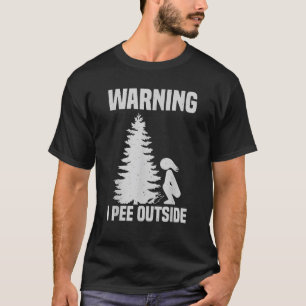 Camiseta Aviso legal Eu Pee Fora De Uma Garota Engraçada Fa