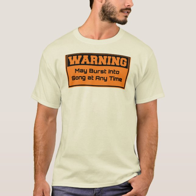 Camiseta Aviso - maio estourado na canção a qualquer hora (Frente)