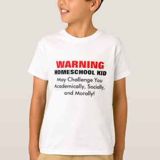 CAMISETA AVISO: MIÚDO DE HOMESCHOOL!