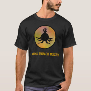 Camiseta Aviso: Monstro do tentáculo