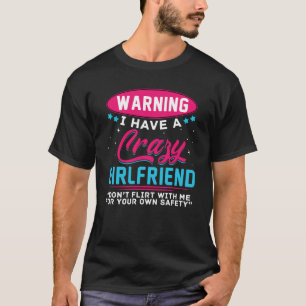 Camiseta Aviso Namorada Funny Namorado