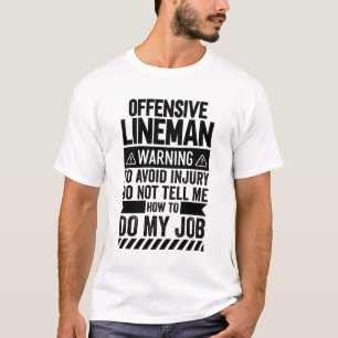Camiseta Aviso Ofensive Lineman