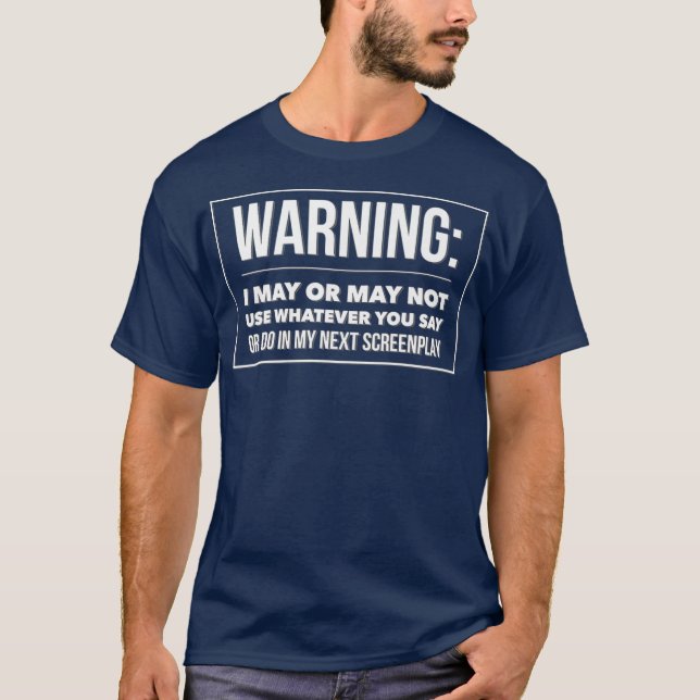 Camiseta Aviso para Minha Próxima Tela - Presente para _nxp (Frente)