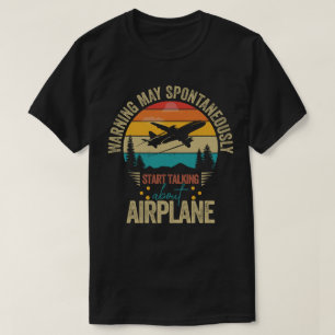 Camiseta aviso pode começar espontaneamente a falar sobre a