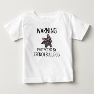 Camiseta Aviso protegido por buldogue francês
