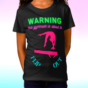 Camiseta Aviso Que Este Gymnast Está Prestes A Sacudir