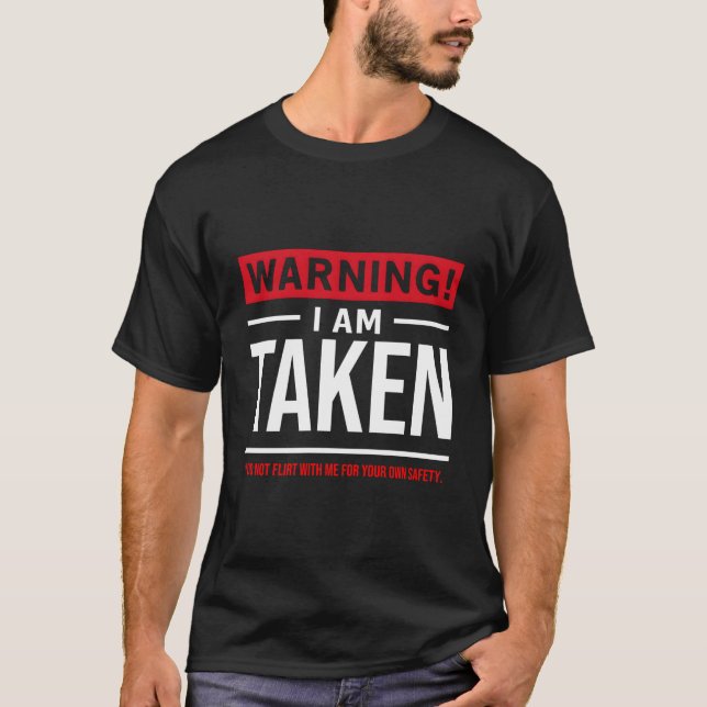 Camiseta Aviso Que Fui Levado Não Flertar Comigo Namorada B (Frente)