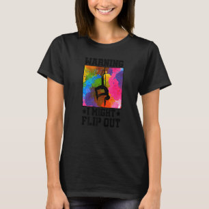 Camiseta Aviso que Posso Ficar Louco Ginástica Ginasta Acro