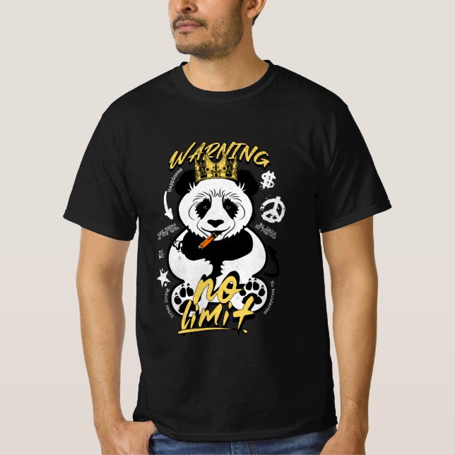 Camiseta aviso sem limite (Frente)