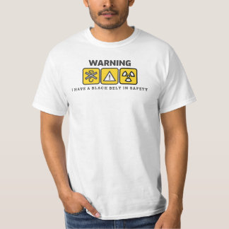 Camiseta Aviso: tenho um cinto de segurança