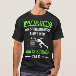 Camiseta Aviso Verde Ciência do Esporte