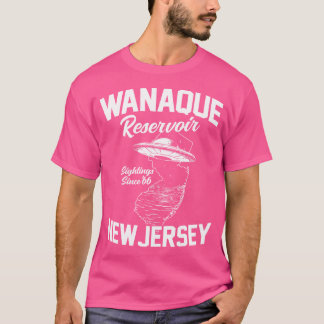 Camiseta Avistamentos de Ovni no Reservatório de Wanaque No