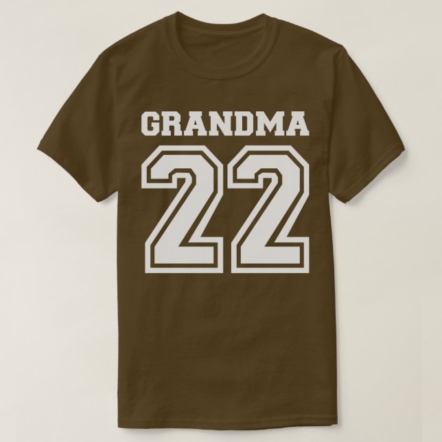 Camiseta Avó 2022 para anúncio de gravidez (Frente do Design)