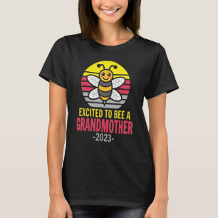 Camiseta Avó 2023 Bee Esperada Por Ser Avó