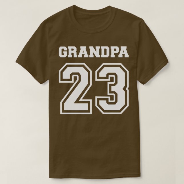 Camiseta Avô 2023 para anúncio de gravidez (Frente do Design)