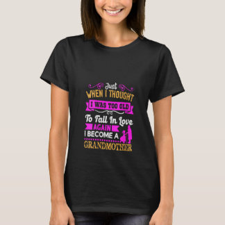 Camiseta Avó Adorava Citação Encantadora de N
