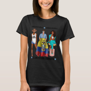 Camiseta Avó Afro Equatoriana Negra Mulher Forte Nan