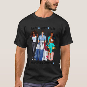 Camiseta Avó Afro-Panamenha Mulheres Babá Cabelo Afro